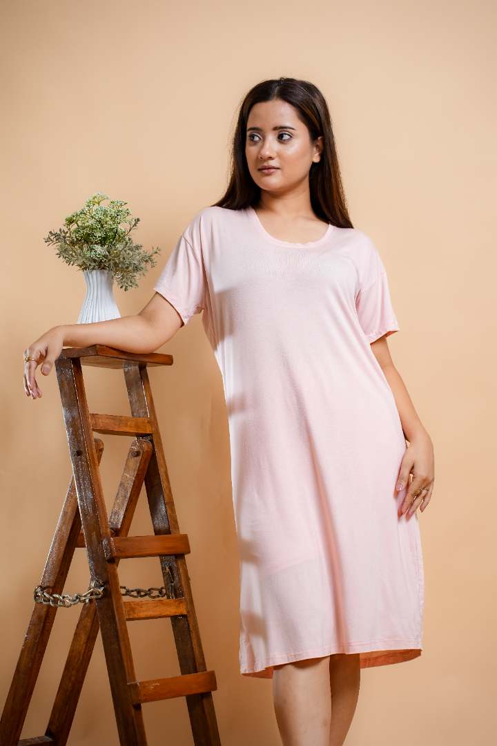 Qalb Flow Tunic - English Rose