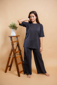 Qalb Ease Tee - Lunar Grey